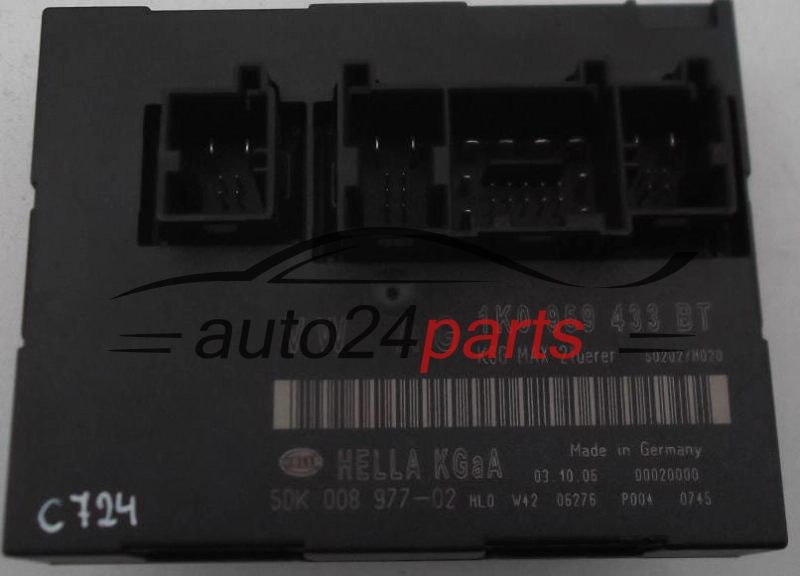 CENTRALKA MODUŁ KOMFORTU VW VOLKSWAGEN TOURAN, HELLA 1K0 959 433 BT