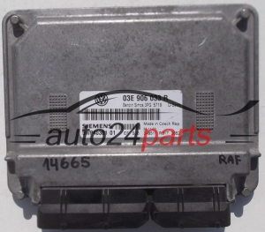 ECU CENTRALITA DE MOTOR VOLKSWAGEN POLO SIEMENS 5WP40301 01, 5WP4030101, 03E 906 033 R, 03E906033R, SIMOS 3PG 
