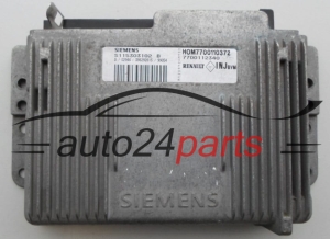 MOTORSTEUERGERÄT ECU STEUERGERÄT  RENAULT CLIO 1.4 SIEMENS S115303102 B, S115303102B, HOM 7700110372, 7700112340 