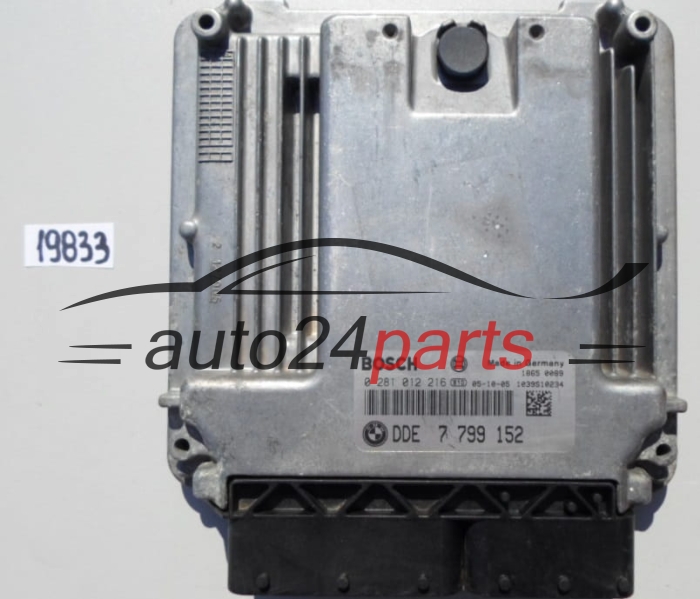 KOMPUTER STEROWNIK SILNIKA BMW MINI COOPER 1.4 D BOSCH 0 281 012 216, 0281012216, DDE 7 799 152, DDE7799152, 7799152 