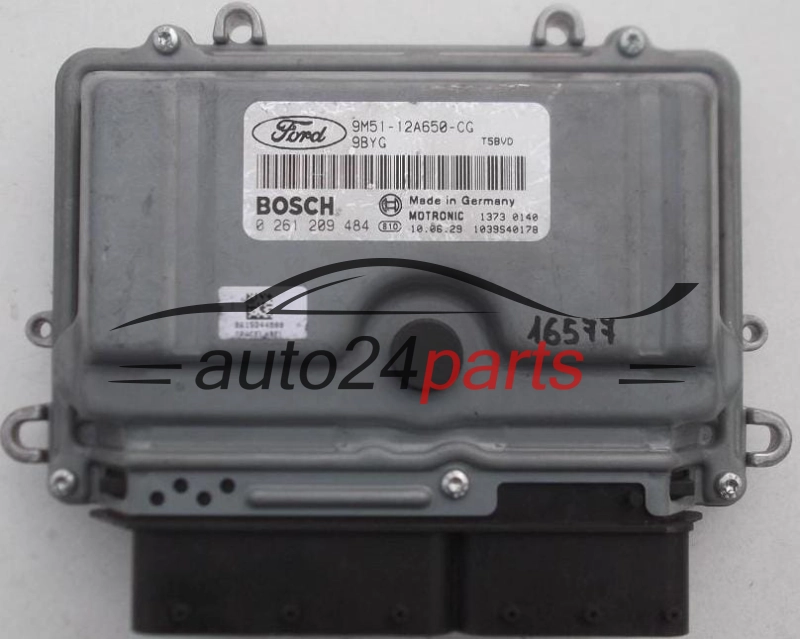CALCULATEUR MOTEUR FORD FOCUS 2.5 T BOSCH 0 261 209 484, 0261209484, 9M51-12A650-CG, 9M5112A650CG, 12A650CG, 9BYG