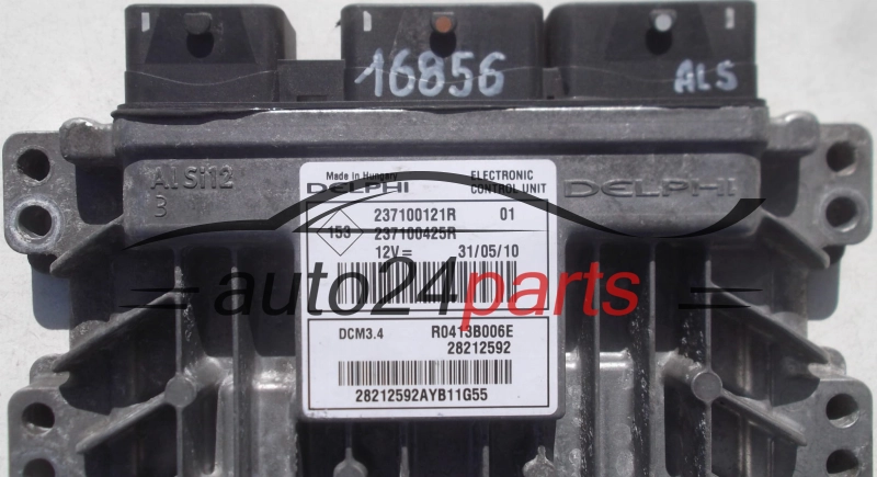 CENTRALINA MOTORE RENAULT MEGANE 1.5 HDI DELPHI R0413B006E, 237100121R 28212592