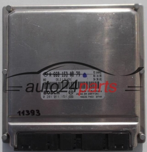 KOMPUTER STEROWNIK SILNIKA MERCEDES W 168 BOSCH 0 281 011 151, 0281011151, A 668 153 08 79, A6681530879 - 11393