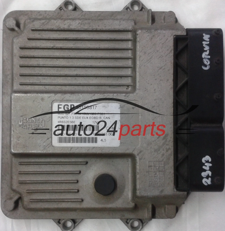 CENTRALINA DO MOTORE FIAT PUNTO 1.3 JTD MAGNETI MARELLI MJD 6JF.P3