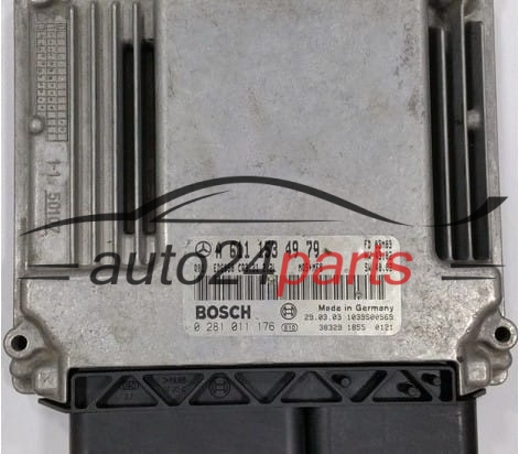 ECU CENTRALITA DE MOTOR   MERCEDES BOSCH 0 281 011 176, A 611 153 49 79
