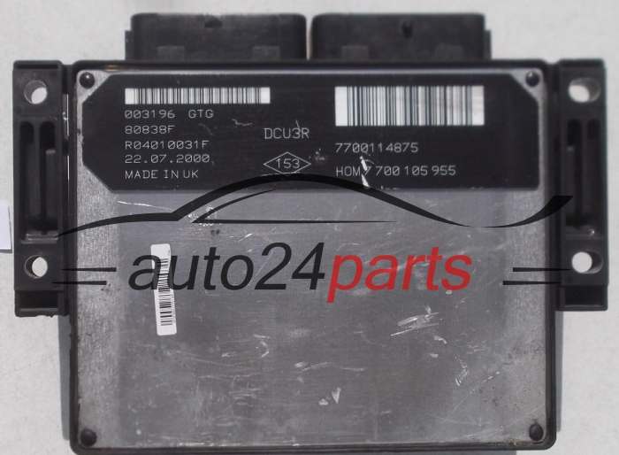 ECU ENGINE CONTROLLER RENAULT CLIO 1.9 D R04010031F