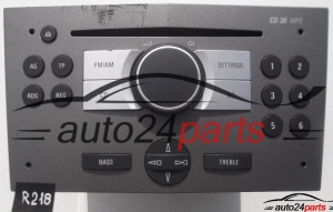RADIO CD MP3 OPEL ASTRA 13 188 461 LC / 13188461LC / 7 647 103 310 / 7647103310 / CD30 