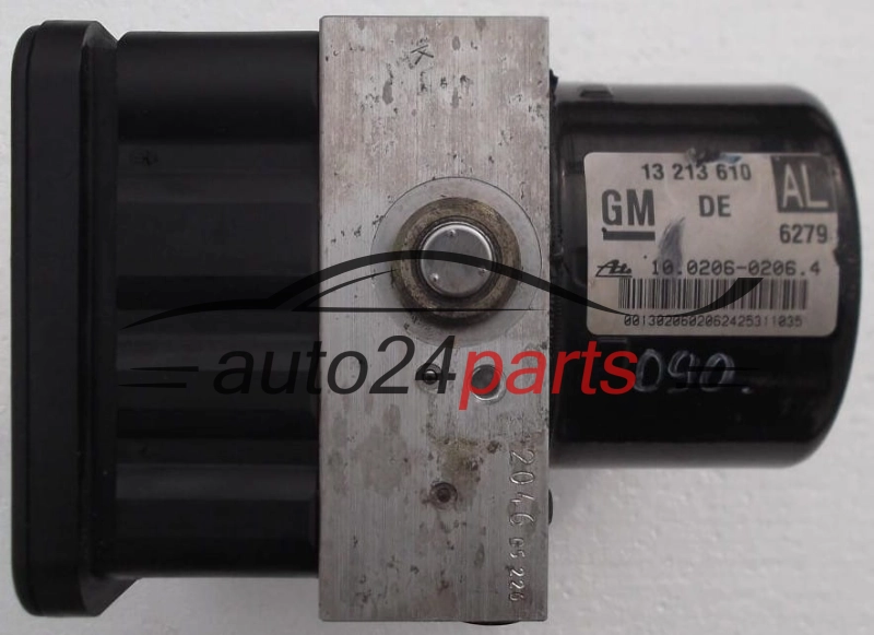ABS OPEL ASTRA H ZAFIRA B GM 13 213 610 AL, 13213610AL, ATE 10.0206-0206.4, 10020602064, ESP 10.0960-0539.3, 10096005393