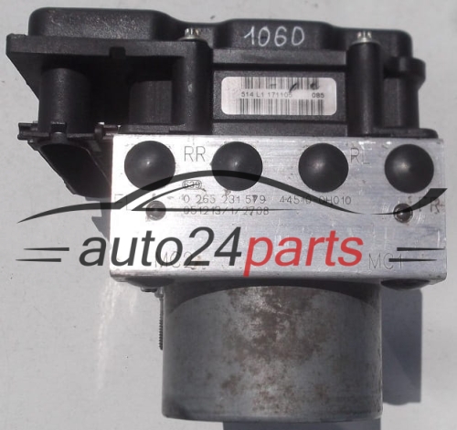 BOMBA HIDRAULICA Y CENTRALITA ABS CITROEN C1 TOYOTA AYGO PEUGEOT 107 BOSCH 0 265 231 579, 0265231579, 44510-0H010, 445100H010, 0265800441 