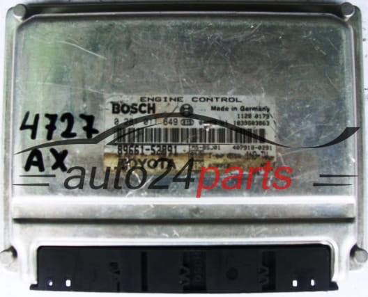 ΜΟΝΑΔΑ ΕΛΕΓΧΟΥ ΚΙΝΗΤΗΡΑ TOYOTA YARIS 1.4 D4D 1ND-TV BOSCH 0281011649