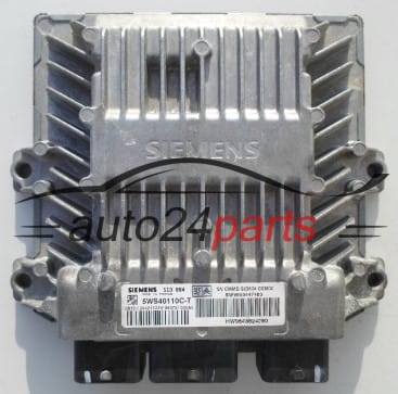 Μονάδα Ελέγχου Κινητήρα  CITROEN C3 1.4 HDI SIEMENS  5WS40110CT, SW 9653447480, HW 9648624280, SID804