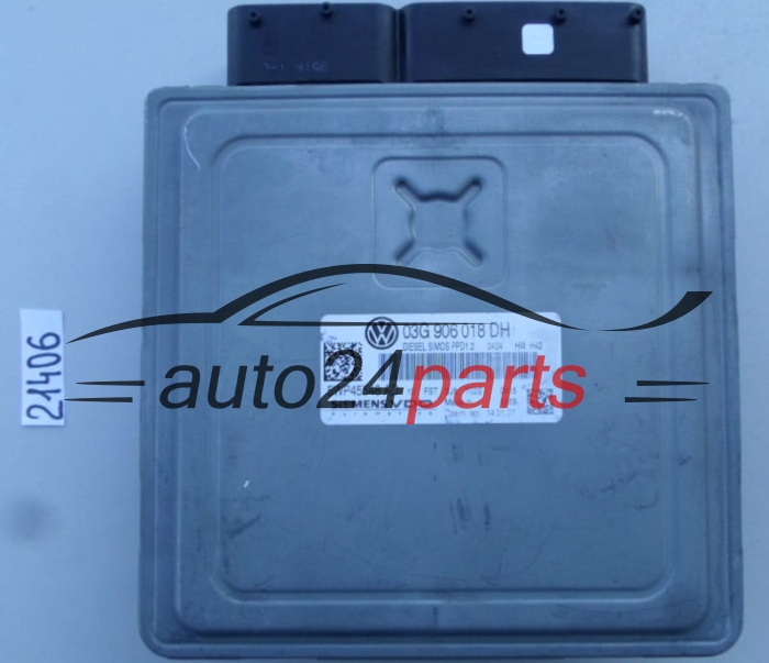 CENTRALINA MOTORE AUDI A3 SIEMENS VDO 5WP45548 AD, 5WP45548AD, 03G 906 018 DH, 03G906018DH, SIMOS PPD1.2 
