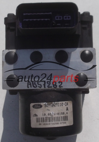 ABS CENTRALINA POMPA FORD FOCUS BERLINA 98AG-2M110-CA, 98AG2M110CA, ATE 10.0204-0158.4, 10020401584, 10.0948-0105.3, 10094801053, 5WK8 458, 5WK8458