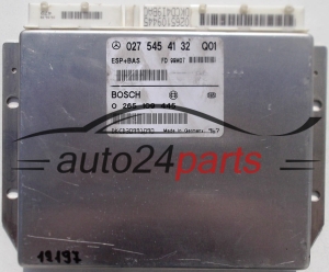 ABS STEROWNIK ESP + BAS MERCEDES W168, BOSCH 0 265 109 445, 0265109445, 027 545 41 32, 0275454132, Q01 - 12197, 13750