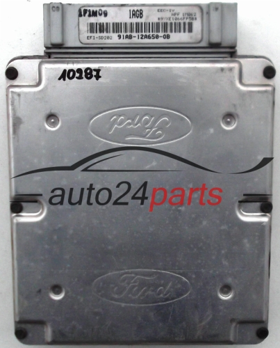KOMPUTER STEROWNIK SILNIKA FORD ESCORT, 91AB-12A650-GB, 91AB12A650GB, 1AGB 