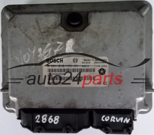 KOMPUTER STEROWNIK SILNIKA CHRYSLER VOYAGER 2.5 TD BOSCH 0281010139, 0 281 010 139, TED283024509 P04686870AA 