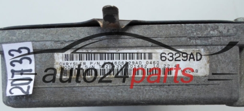 Μονάδα Ελέγχου Κινητήρα CHRYSLER STRATUS 2.5 P04606329AD, 4651711-2