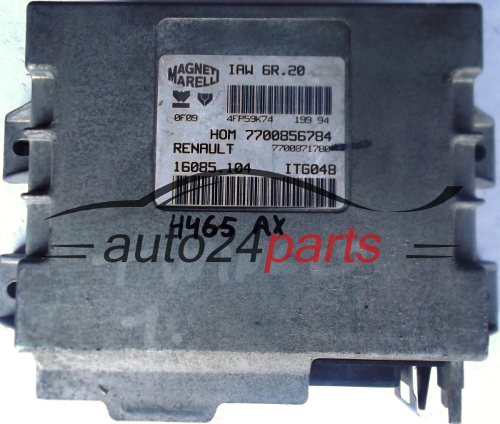 Μονάδα Ελέγχου Κινητήρα RENAULT TWINGO 1.2 MAGNETI MARELLI IAW 6R.20, IAW6R20, 7700856784, 7700871780, 16085.104, 16085104