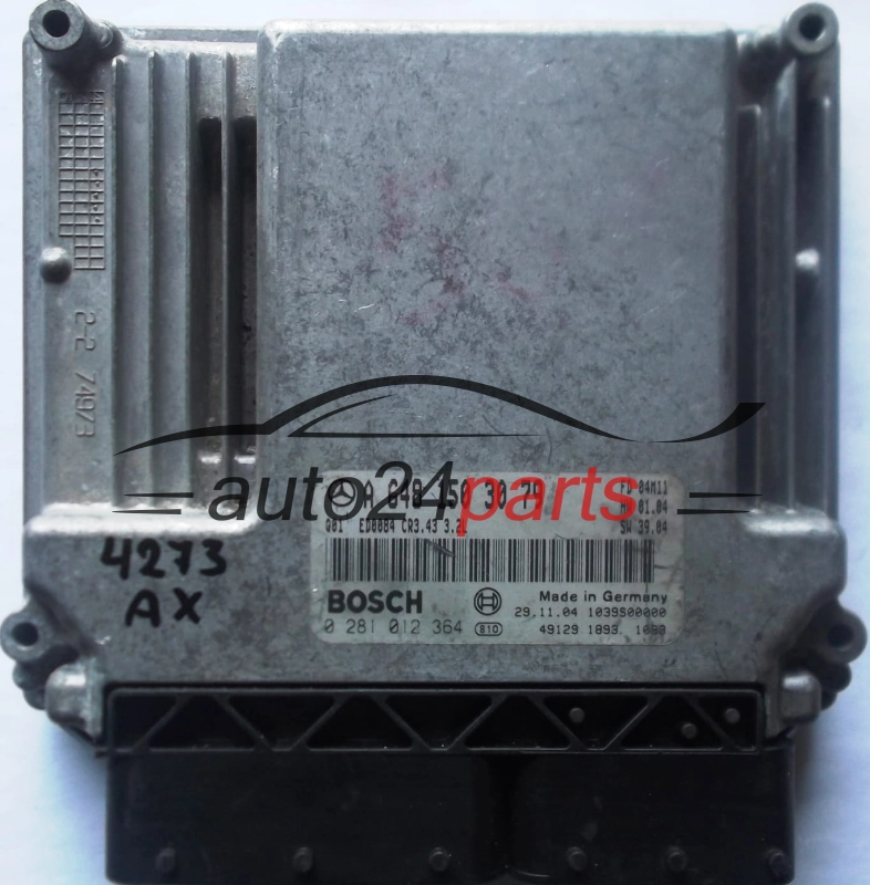 KOMPUTER STEROWNIK SILNIKA MERCEDES W211 E280 3.2 CDI BOSCH 0281012364