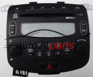 RADIO CD / MP3 HYUNDAI I10  96100-0X2314X / 961000X2314X / PA710PAE -