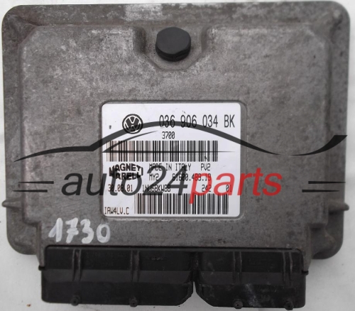 ECU CENTRALITA DE MOTOR SKODA FABIA 1.4 AUB 036906034BK, 036 906 034 BK, 61600.489.19, 6160048919, IAW4LV.C, IAW4LVC