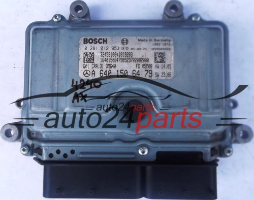 MERCEDES B180 2.0 CDI A6401506479, 6401506479, A 640 150 64 79 BOSCH 0281012953, 0 281 012 953