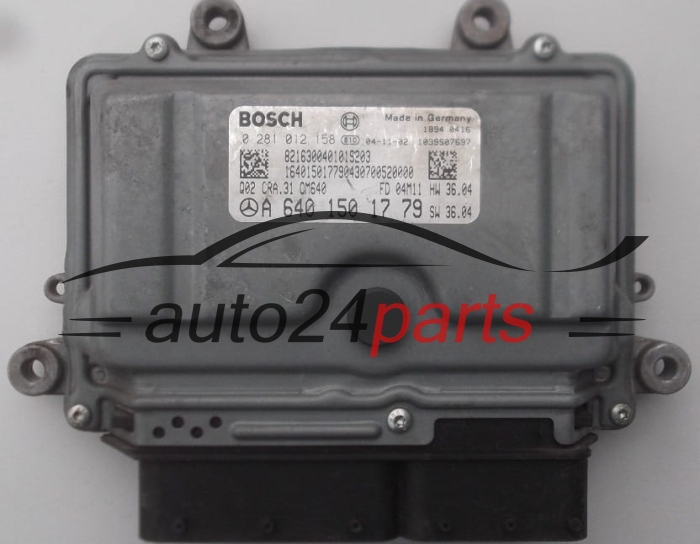 Μονάδα Ελέγχου Κινητήρα MERCEDES A 160 CDI BOSCH 0 281 012 158, A 640 150 17 79
