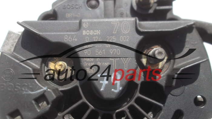 ALTERNATOR 1.6 1.8 OPEL ASTRA ZAFIRA BOSCH 0124225002 90561970 TY, 70A 