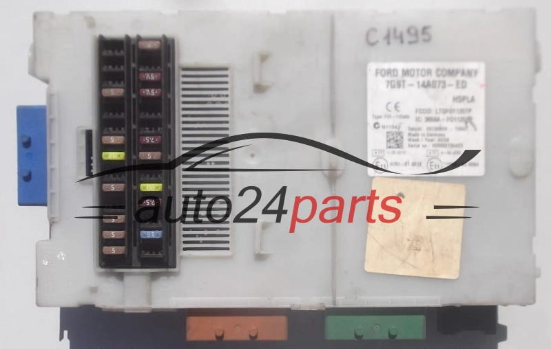 Ηλεκτρικό κιβώτιο θρυαλλίδων FORD Delphi 28130624-F9551, 7G9T-14A073-ED