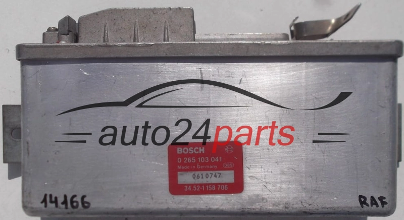 CALCULATEUR ABS BMW 3ER E30 BOSCH 0 265 103 041, 0265103041, 34.52-1 158 706, 34521158706