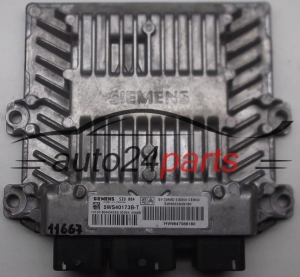 KOMPUTER STEROWNIK SILNIKA CITROEN C3 1.4 HDI 5WS40173B-T SID 804 SW 9655939180 HW 9647508180 - 11667