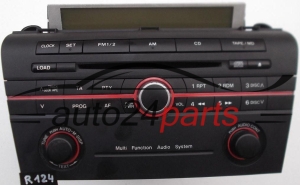 RADIO CD MULTI FUNCION AUDIO SYSTEM MAZDA 3 BP4L 66 950 A / BP4L66950A / 14789910 / 04C1B79397 - R124