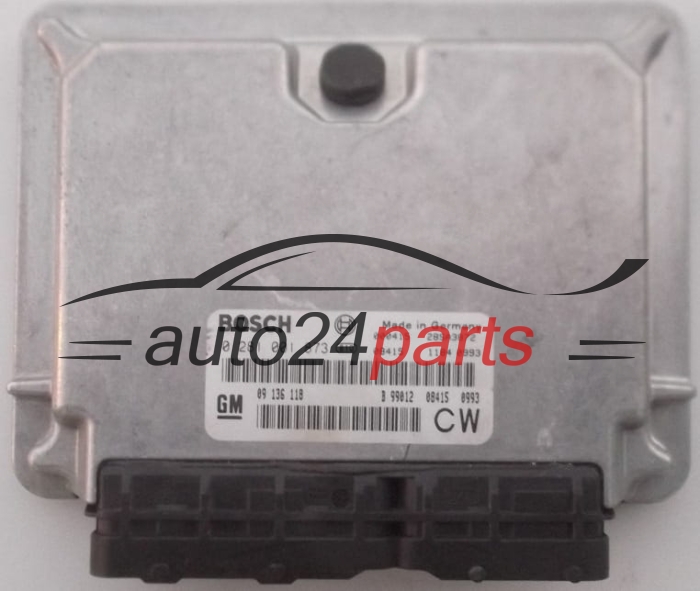 MOTORSTEUERGERÄT ECU STEUERGERÄT OPEL VECTRA B 2.0 DTI BOSCH 0 281 001 873,  GM 09 136 118