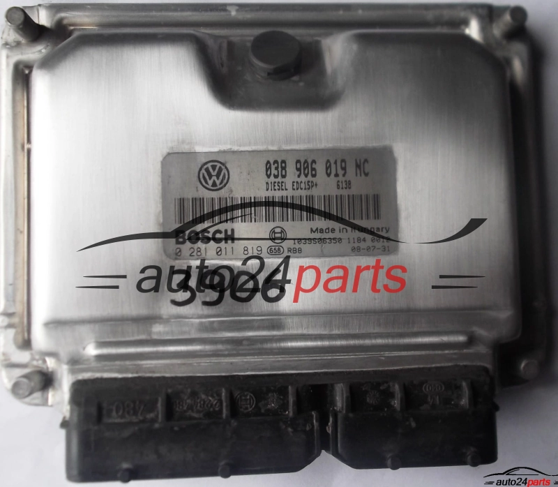 CENTRALINA DO MOTORE VW VOLKSWAGEN POLO 1.9 TDI 038906019NC