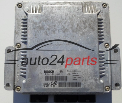 CENTRALINA DO MOTORE CITROEN 2.2 HDI BOSCH 0 281 011 033, 96 467 192 80