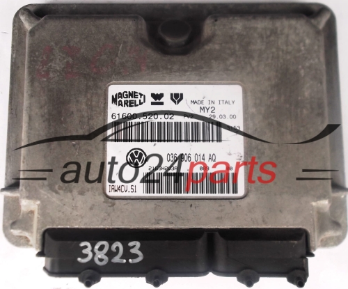 ECU ENGINE CONTROLLER SEAT LEON 1.6 036 906 014 AQ, 036906014AQ, IAW4CV.S1, IAW4CVS1 