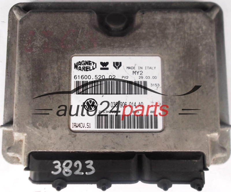 ECU ENGINE CONTROLLER SEAT LEON 1.6 036 906 014 AQ, 036906014AQ, IAW4CV.S1, IAW4CVS1 