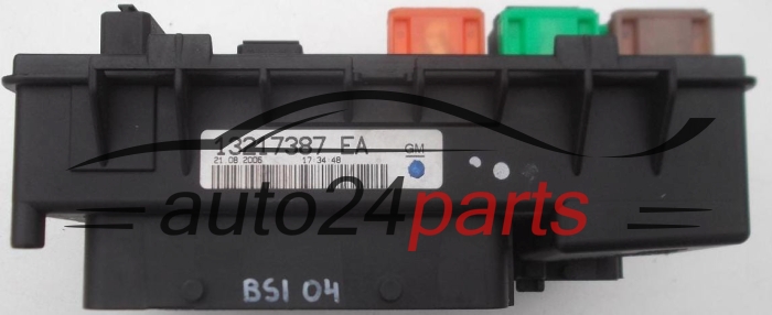  CAJA ELECTRICA DE FUSIBLES Y RELES DELANTERA UNIDAD DE CONTROL OPEL CORSA D
