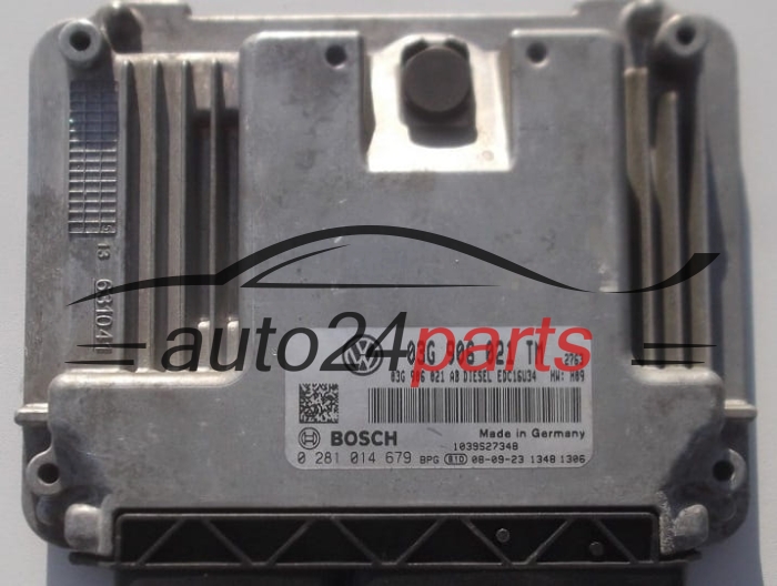 ECU CENTRALITA DE MOTOR  VOLKSWAGEN GOLF JETTA 1.9 TDI BOSCH 0 281 014 679,  03G 906 021 TM