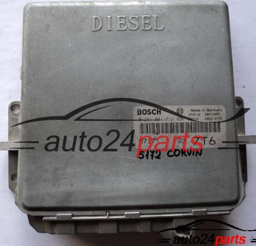 ECU CENTRALITA DE MOTOR LANCIA KAPPA 2.4 TD BOSCH 0281001712, 0 281 001 712, M717 7T6 