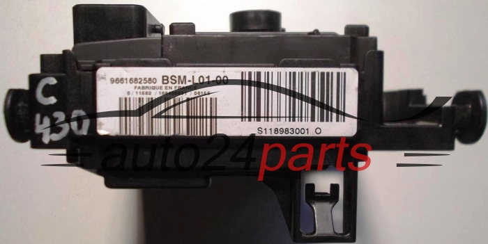COMFORT CONTROL MODULE PEUGEOT 407 SIEMENS S118983001O, S118983001 O, 9661682580 BSM-L01-00