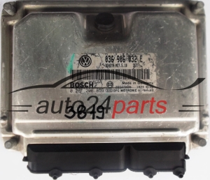 KOMPUTER STEROWNIK SILNIKA SEAT LEON 1.4 16V AXP 036 906 032 E, 036906032E, BOSCH 0 261 206 859, 0261206859, 26SA7060 1159 0259, BENZIN ME7.5.10 3577 