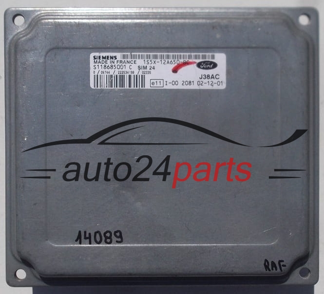 ecu engine control module FORD KA 1.3