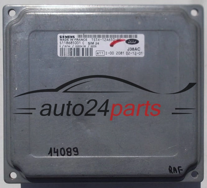 ecu engine control module FORD KA 1.3