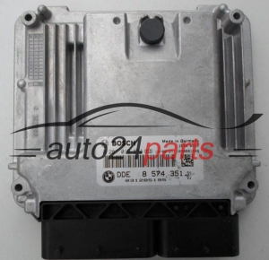 Μονάδα Ελέγχου Κινητήρα  BMW X1 BOSCH 0 281 019 854, 0281019854, DDE 8 574 351, DDE8574351, 8574351 