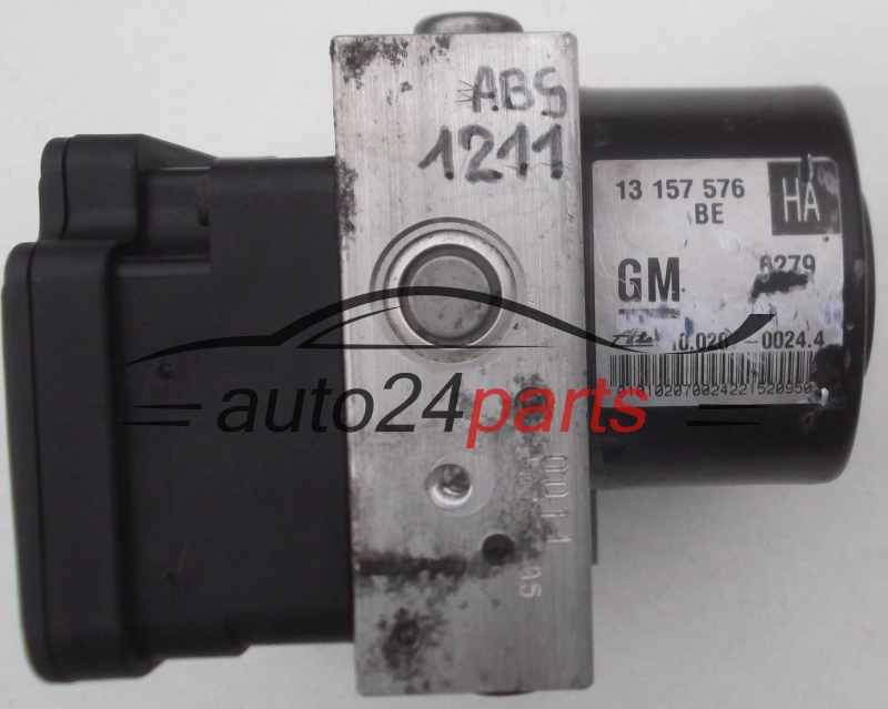 ABS HYDRAULIK-AGGREGAT MIT STEUERGERAET OPEL ASTRA H ZAFIRA B GM 13 157 576 HA, 13157576HA, 13157576, ATE 10.0207-0024.4, 10020700244, 10.0970-0509.3, 10097005093