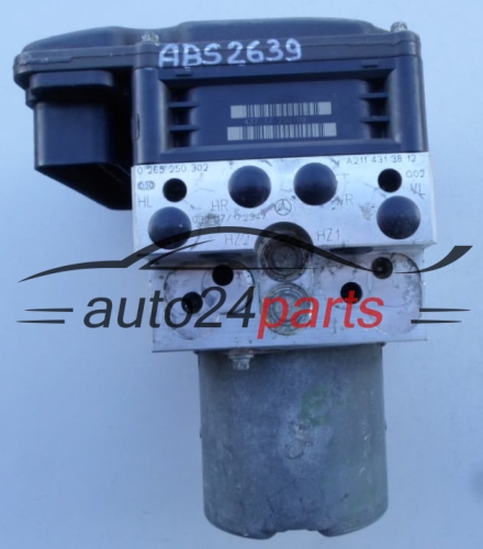 ABS POMPA I STEROWNIK MERCEDES W211 BOSCH 0 265 250 302, 0265250302, A2114313812, 0 265 960 348, 0265960348