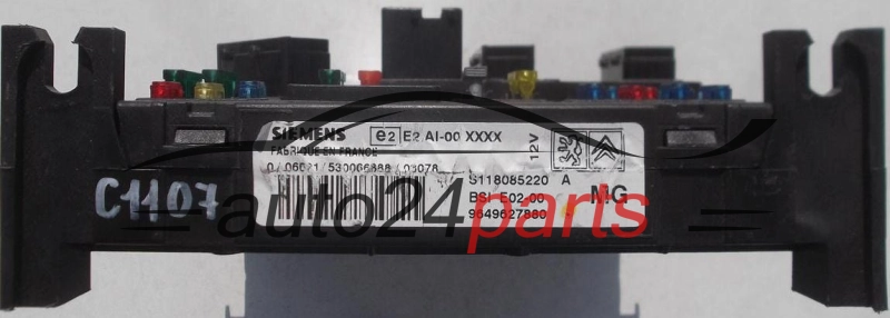 CENTRALKA MODUL STEROWNIK KOMFORTU CITROEN PEUGEOT SIEMENS S118085220A