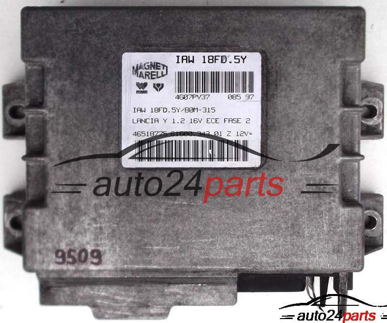 calculateur moteur pour lancia y, ypsilon  1.2 16v