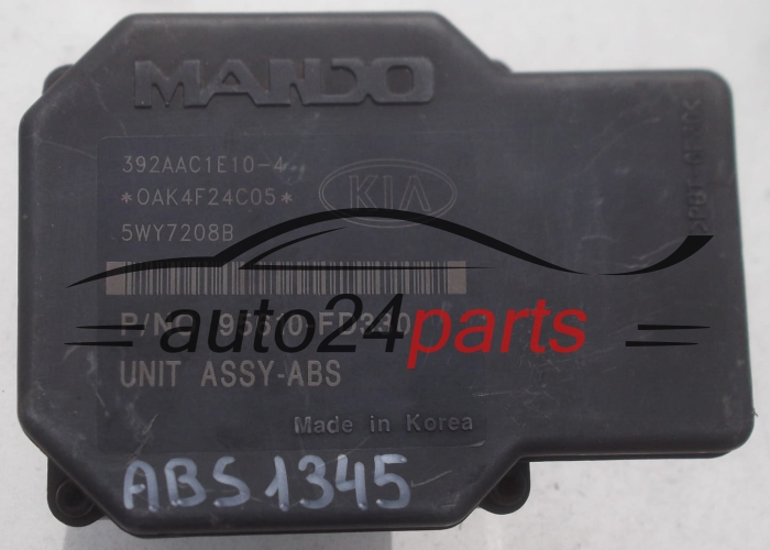 BOMBA HIDRAULICA Y CENTRALITA ABS KIA RIO  58970FD100, MANDO BH60103900, 392AAC1E10-4, 392AAC1E104, 5WY7208B, 95610-FD330